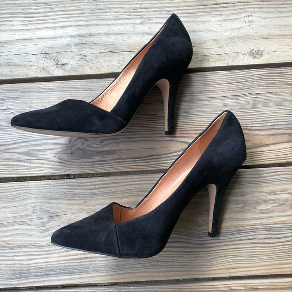 madewell suede heels